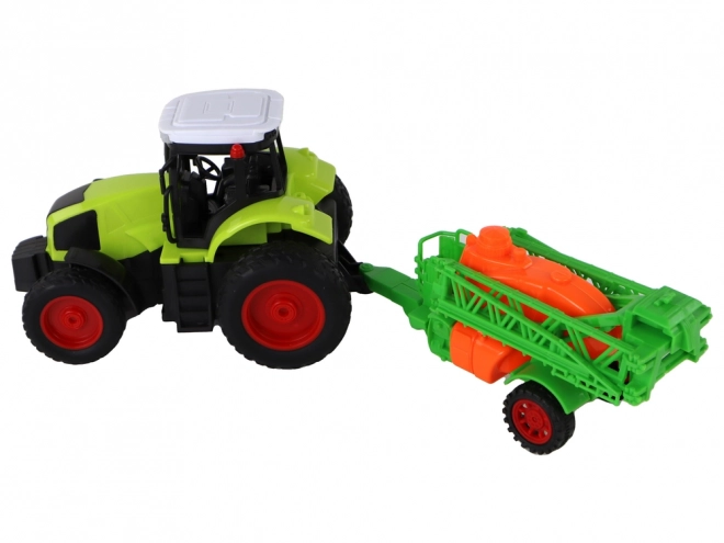 Ferngesteuerter Traktor mit Sprühanhänger 1:16