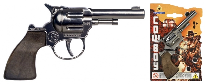 Kleiner Cowboy Revolver Silber