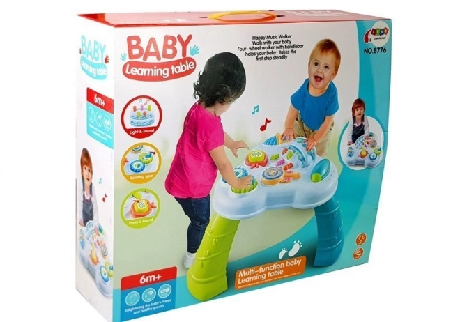 Lerntisch für Babys mit musikalischen Effekten