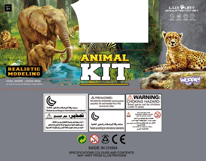 Woopie safari figura-set mit mattestück