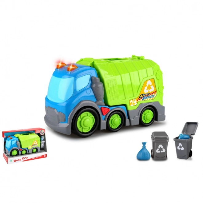 Kiddy Go! Müllwagen mit Licht und Sound, 31 cm