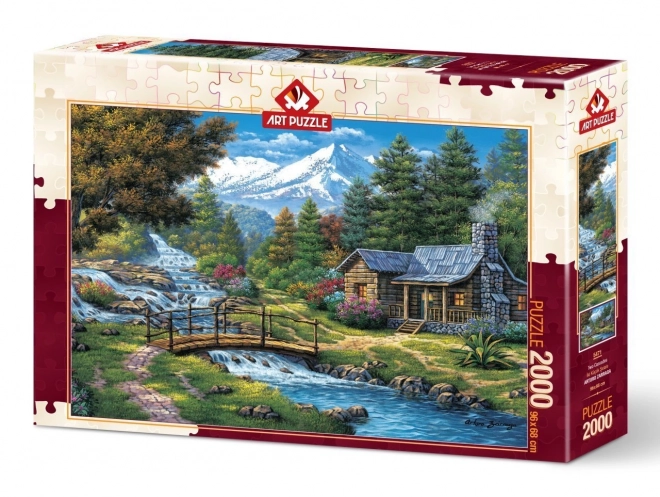 Puzzle Zwei Wasserfälle 2000 Teile