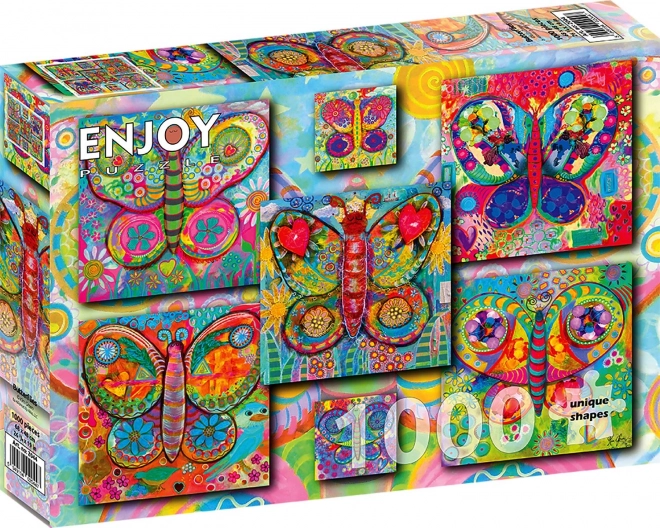 ENJOY Puzzle Schmetterlinge 1000 Teile