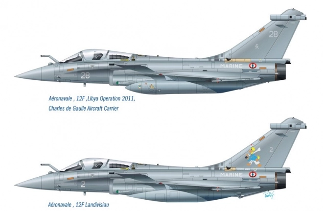 Plastikmodell Rafale M Operations Exterieures