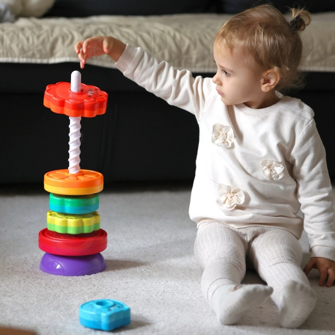 Bildungsspiralturm mit Tieren WOOPIE für Kinder