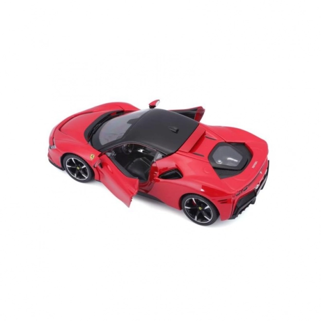 Bburago Ferrari SF90 Stradale Rot Modellauto 1:24