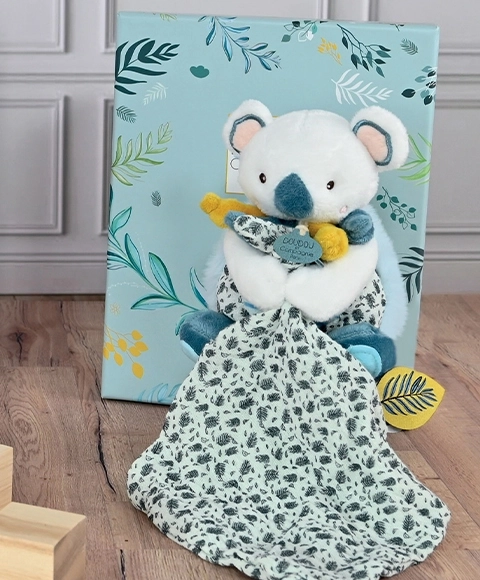 Doudou Kuschelset - Plüsch Koala Yoca und Schmusetuch