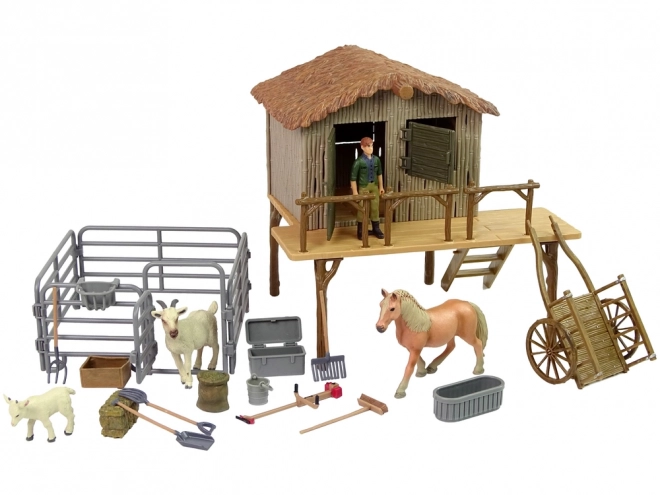 DIY Bauernhof Set mit Tieren und Pferd