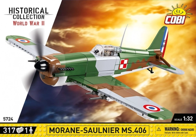 COBI Morane-Saulnier MS.406 Modellflugzeug