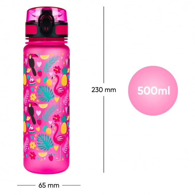 Baagl Tritan Trinkflasche Flamingos 500 ml