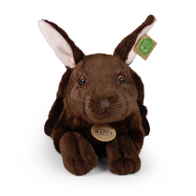 Liegender brauner Kuschel-Hase 36 cm umweltfreundlich