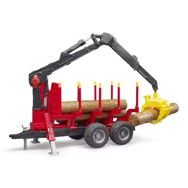 Drehbarer Lader mit Greifer