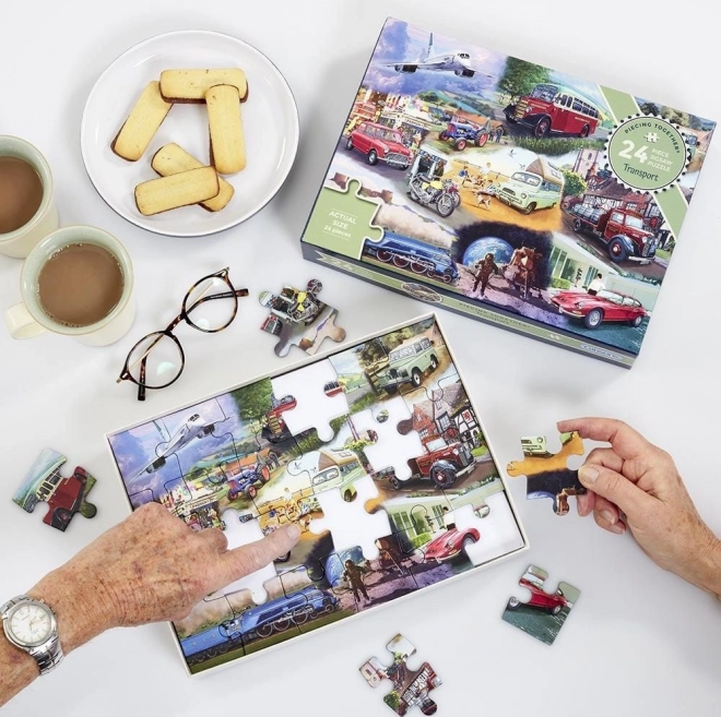 Gibsons Puzzle Fahrzeuge Zusammenstellung