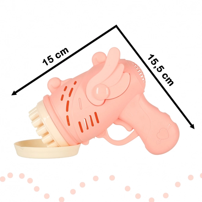 Seifenblasenpistole mit Flügeln rosa