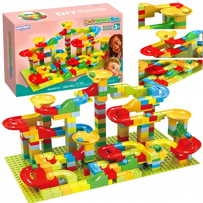 Woopie Murmelbahn Bausatz 340 Teile