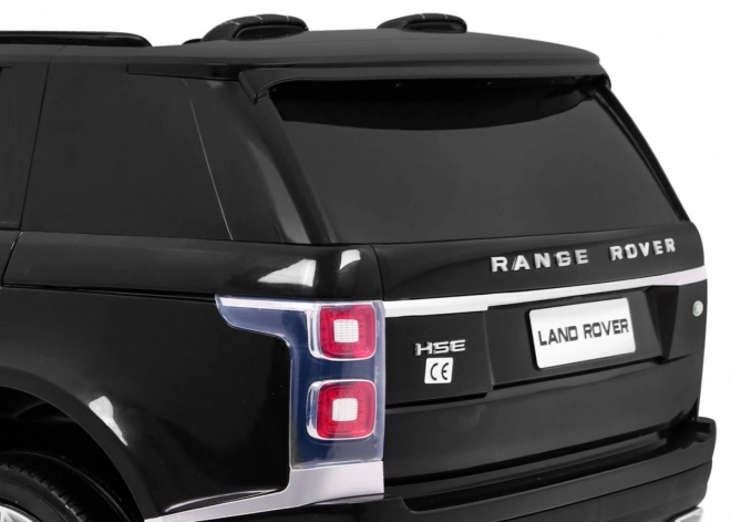 Range Rover HSE 2-sitziges Kinderauto Schwarz + Fernbedienung + 5 Gurte + Audio-Panel + LED-Diode