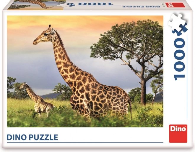 Puzzle Giraffen Familie 1000 Teile