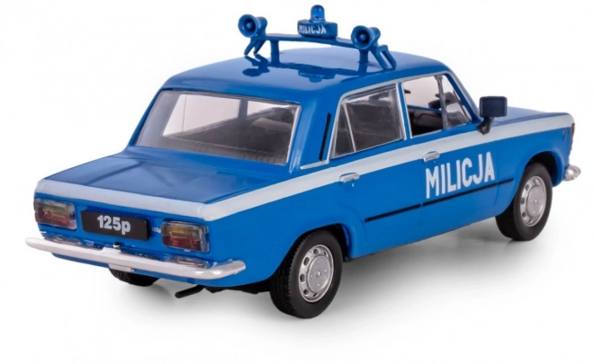 Polski Fiat 125P Milizmodell im Maßstab 1:43