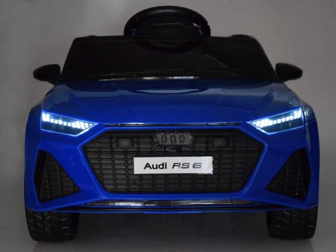 Elektrisches Audi RS 6 Spielzeugauto für Kinder – Blau