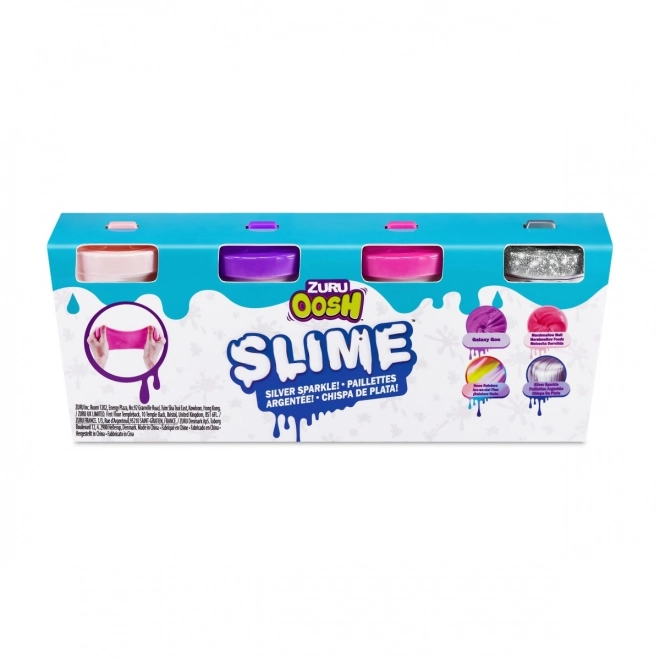 Oosh Slime Kleines Röhrchen 4er-Pack