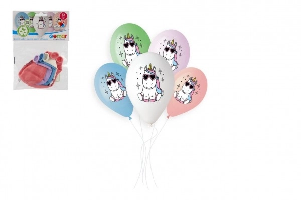 Luftballons Einhorn Design 5er Set