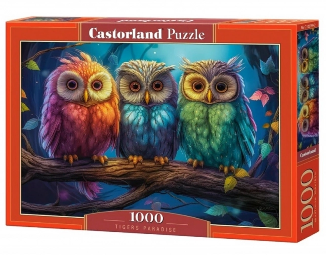 Puzzle 1000 Teile Drei kleine Eulen