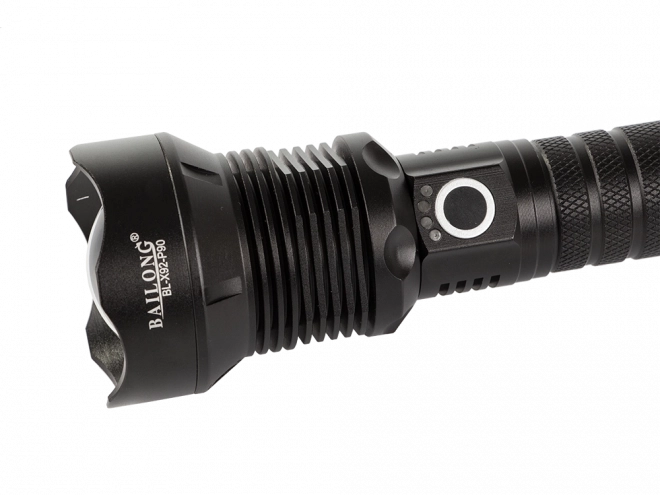 Taktische Taschenlampe Cree LED XHP90 Zoom von Bailong