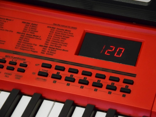 Keyboard mit Mikrofon für Kinder, 61 Tasten