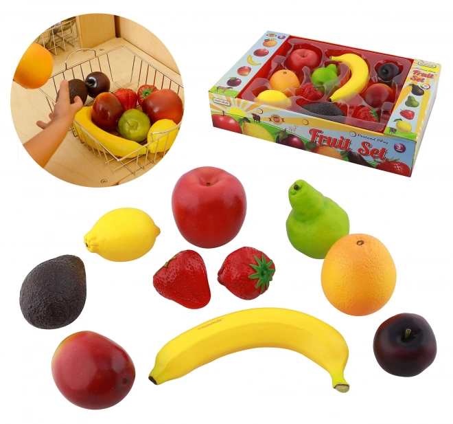 Realistische Obstküche Set für Kinder - 10-teilig
