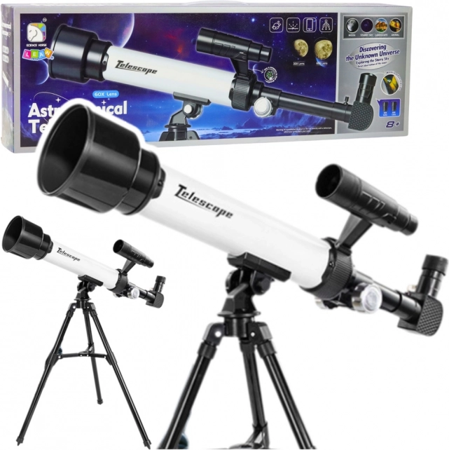 Kinder-Astronomieteleskop mit Handyhalterung