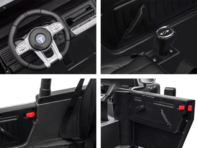 Elektrisches Kinderauto Toyota Land Cruiser – Schwarz