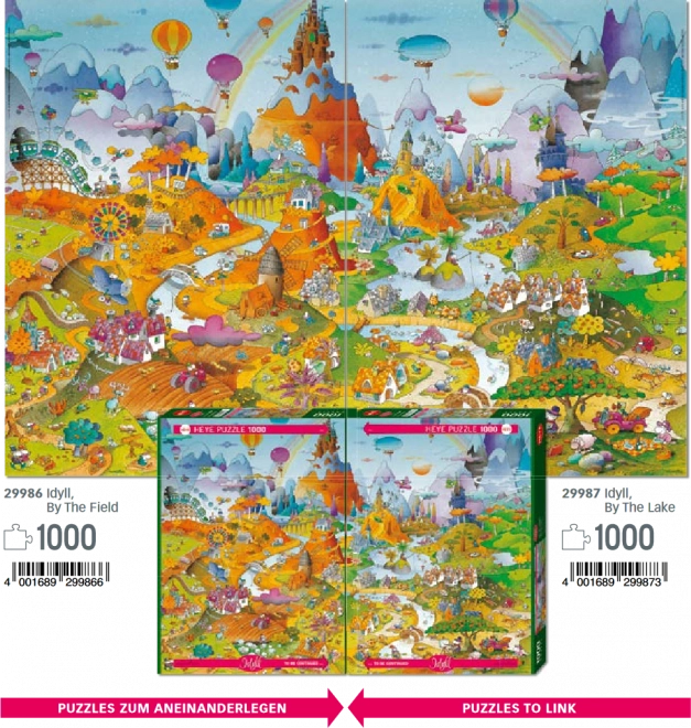 Puzzle 1000 Stück Idylle - Feld