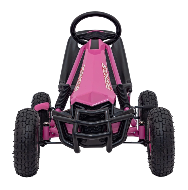 Gokart mit Pedale Air PerHour für Kinder Rot – rosa