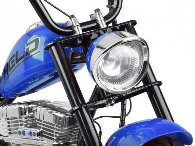 Elektrischer Chopper Motorrad für Kinder – Blau
