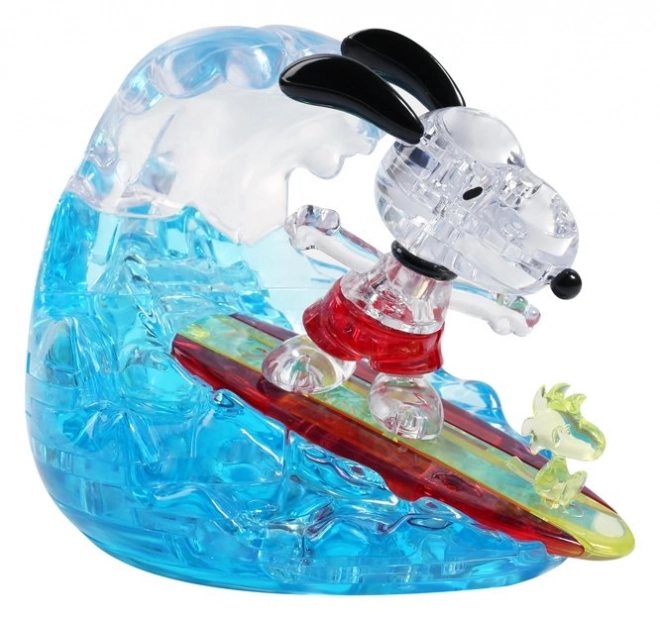 3D Kristall-Puzzle Surfender Snoopy