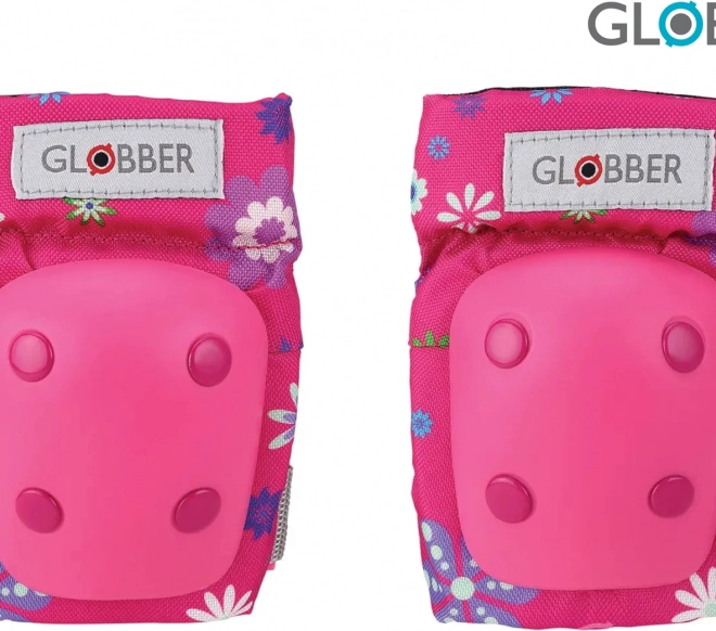 Globber Kinderset Schützer Blumen Rosa