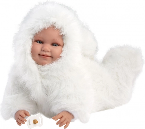 Llorens realistische Puppe NEW BORN mit Geräuschen und weichem Körper 45 cm