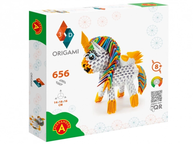 3D-Origami Einhorn