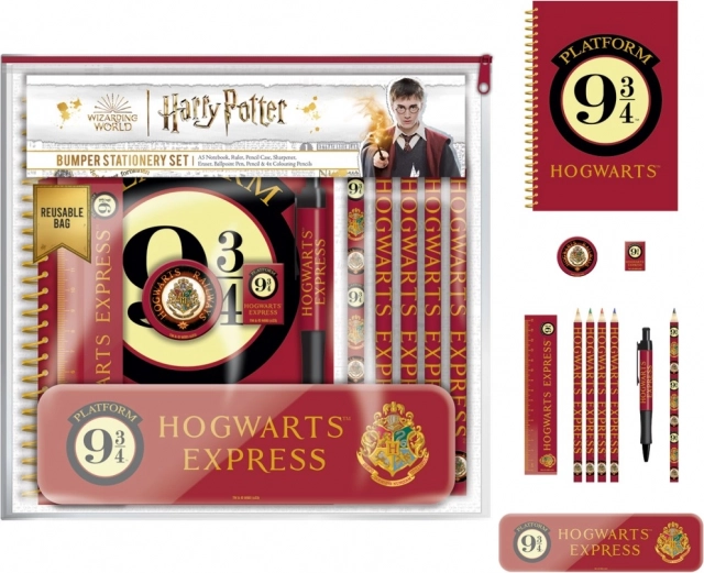 Schulset Harry Potter Bahnsteig 9 3/4