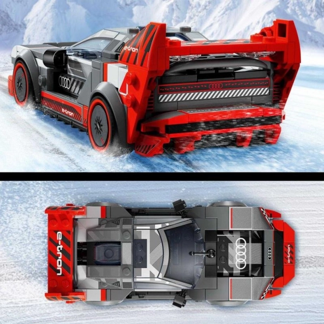 Rennwagen Audi S1 E-tron Quattro Bauset