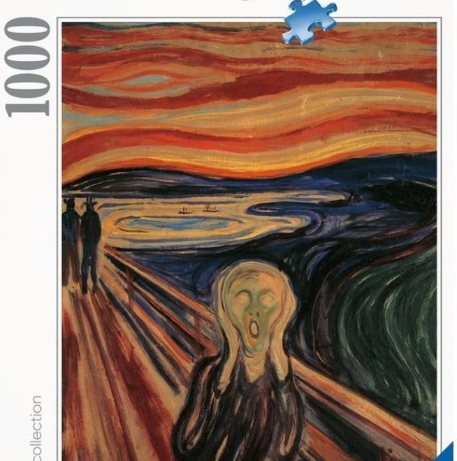 Puzzle Ravensburger Art Collection: Der Schrei, 1000 Teile