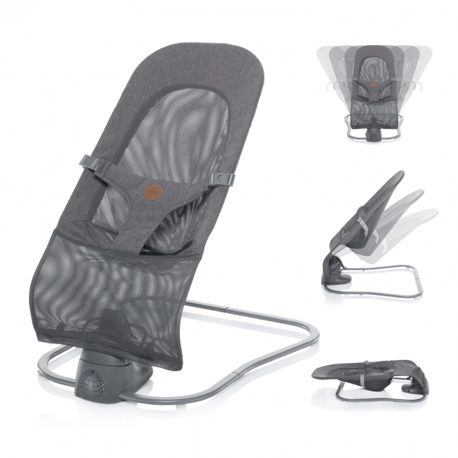 Babywippen Moyo Air in Mesh Grau