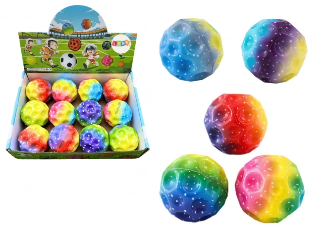 Leuchtender Bouncy Ball mit Vertiefungen