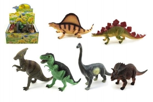 Dinosaurier Kunststoff Set - 6 Figuren im Box