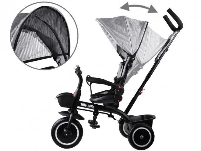 Kinder-Dreirad Tiny Bike 3-in-1 mit Verdeck