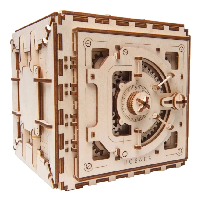 Ugears 3D Holzmechanisches Puzzle Tresor