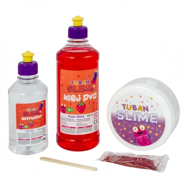 Super Slime Set - Erdbeere XL