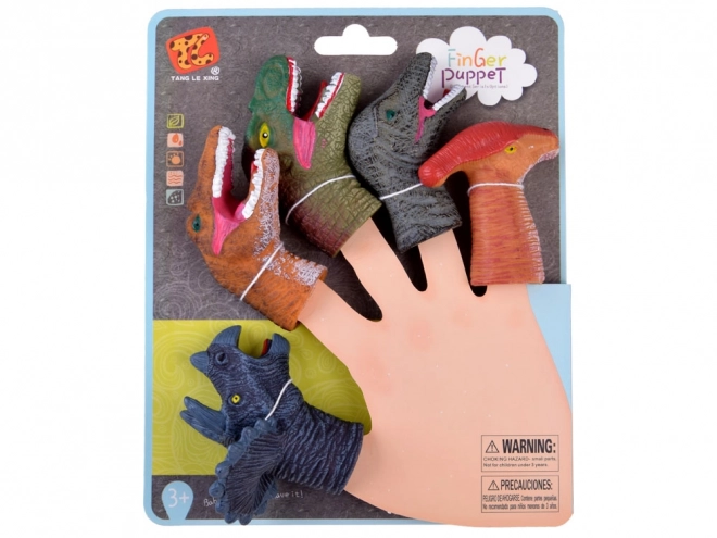 Gummi Dinosauri Fingerpuppen Set