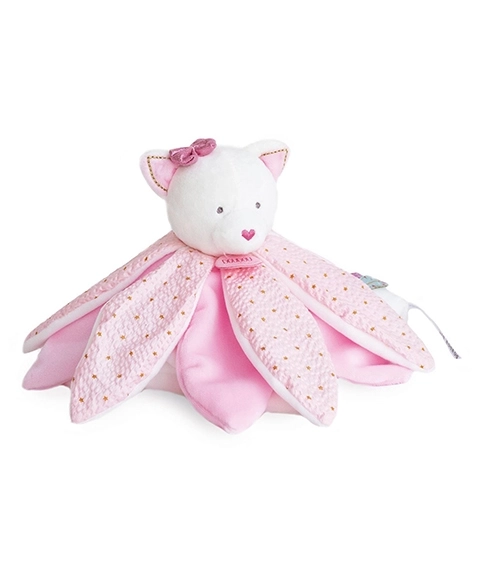 Doudou Geschenkset - Kuscheltier Rosa Katze 26 cm