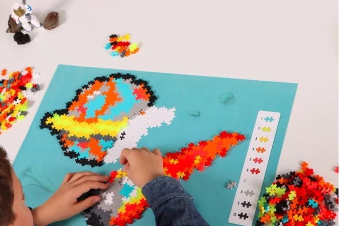 Plus-Plus Puzzle Zahlen - Weltraum 500 Teile
